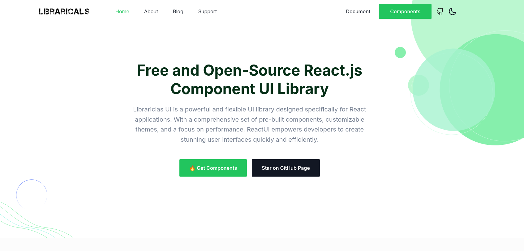 React JS Component Library